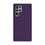 Triangle Shockproof Case With Anti Slip Grains for Samsung Galaxy S22 Ultra – Deep Purple